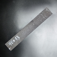 Заготовка для ножа из листовой стали 40х13 размеры: 250х40х2,5 мм.